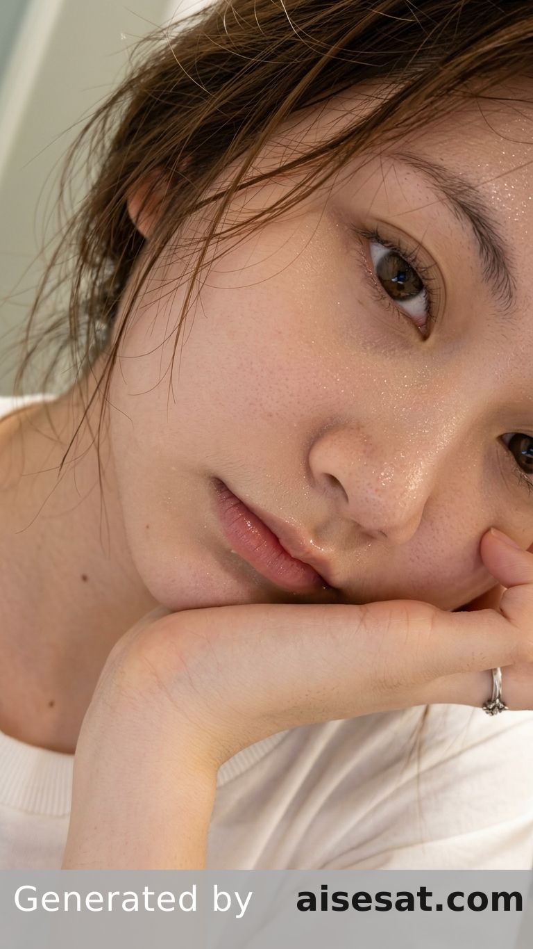 AI Influencer Extreme Close Up Detail 7773