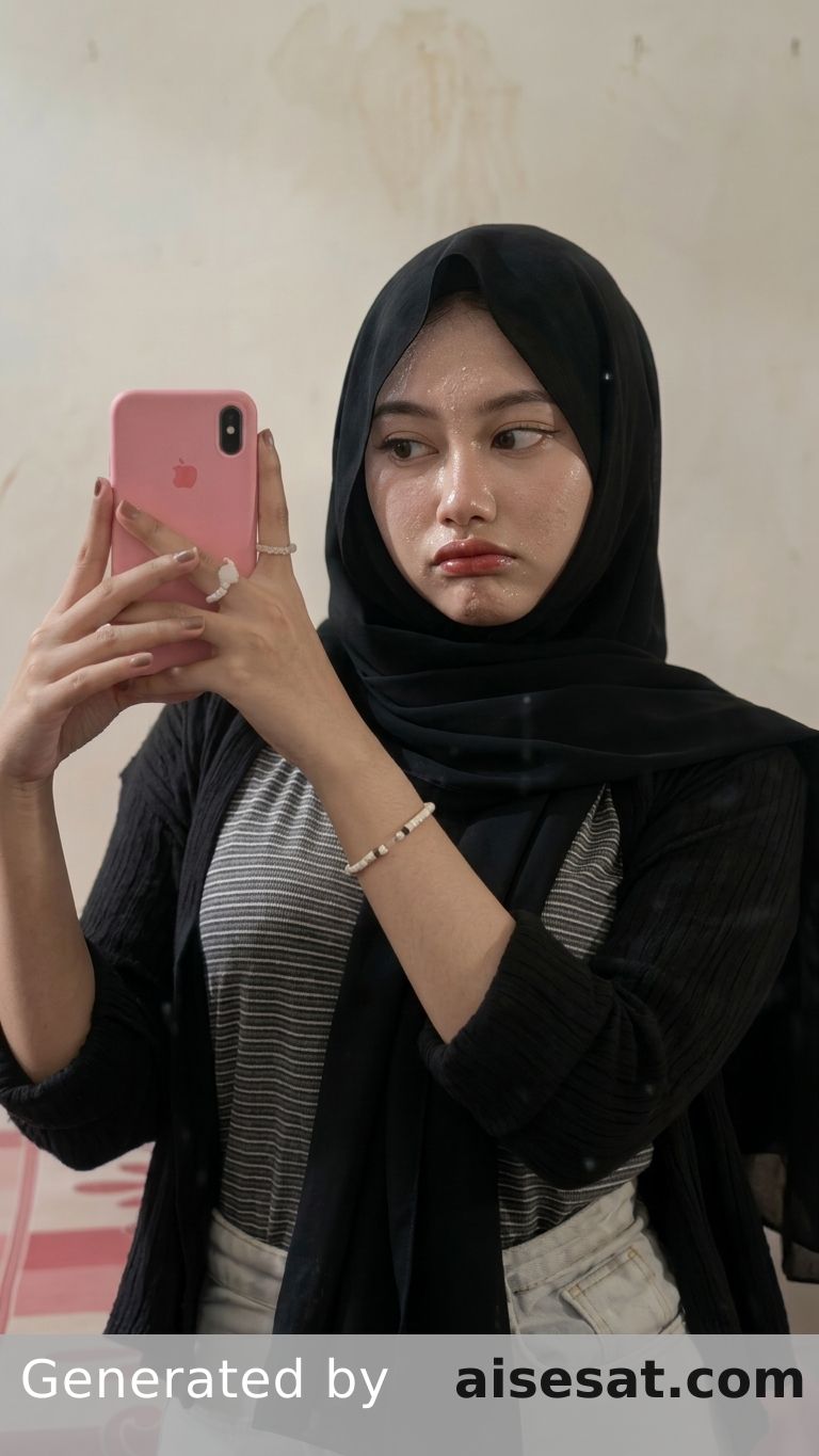 AI Influencer Extreme Close Up Detail 1724